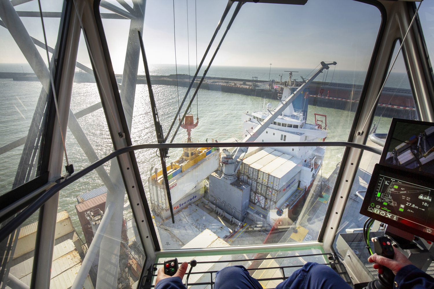 Industrial photography in Kent at the Port of Dover, UK