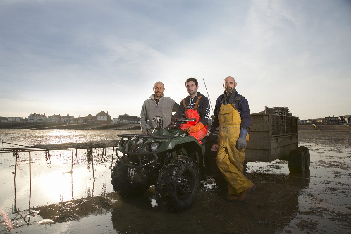 Commercial photography in Whitstable – the oyster seeding