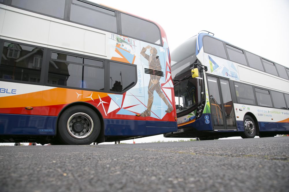 New Stagecoach bus fleet designs are inspired by three distinct Kent icons